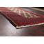 Tapis ivoire / rouge en laine noué à la main de conception unique 3 pi 7 po x 6 pi 4 po années 1990 Hawwa