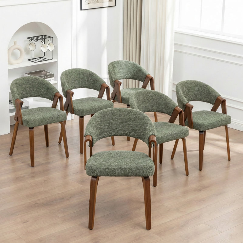 Chaise rembourrée Providence, Vert
