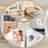1 Pack Rope Baskets For Storage Basket, Cotton Rope Woven Basket With Handles. Blanket Basket For Storing Clothes, Toys, Books, Shelves Etc, 15''L X 10''W X 9.5''H-101341991