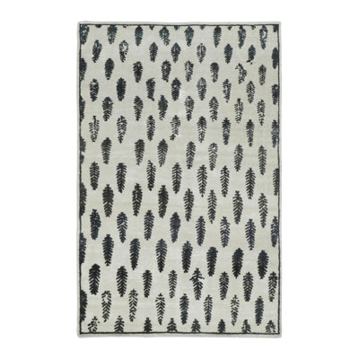 Handmade Silk Geometric Area Rug