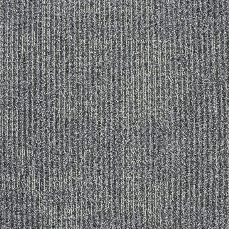 Installation de tuiles pour tapis de qualité commerciale 19,5 po x 19,5 po Executive, Gris
