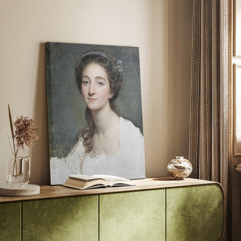 «Vintage Portrait Print LXVI», reproduction sur toile encadrée, H 28 po x l 19 po