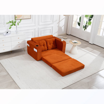 Convertible Sofa Bed with Pillows