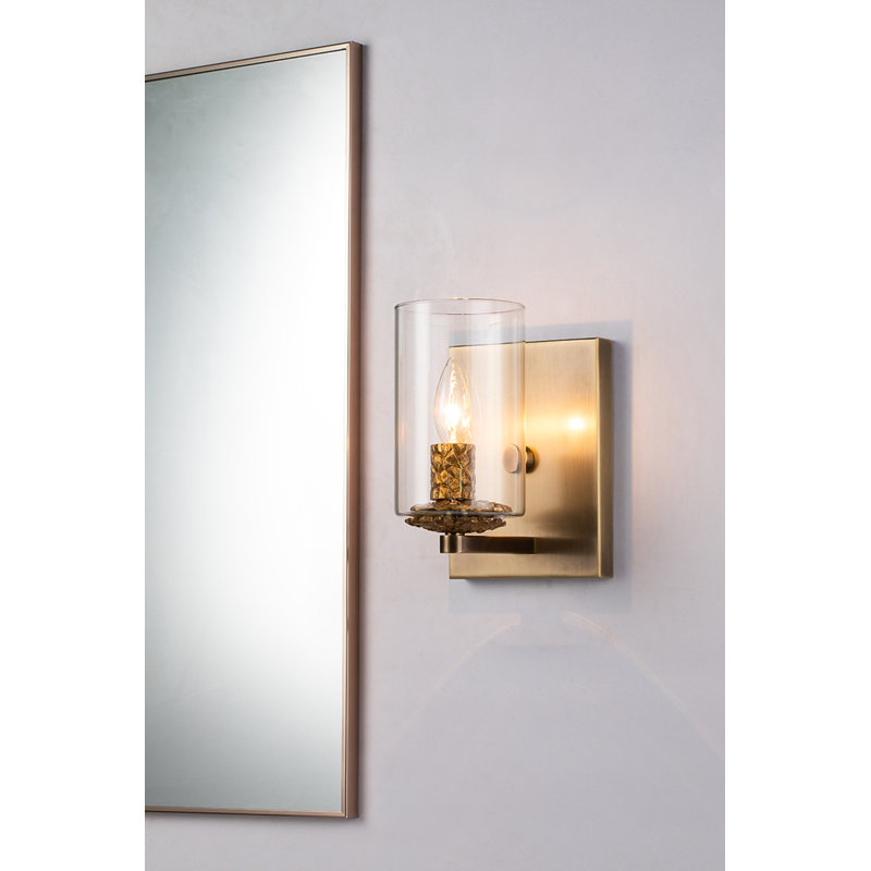 Bolivar 1-Light Wall Sconce, Gold