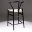 Leonidas Counter Stool with Solid Wood Frame-175348072