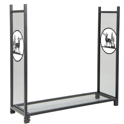121cm W Metal Log Rack