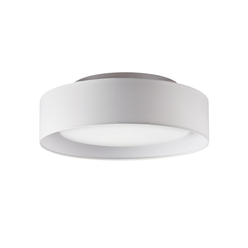 Redbad Flush Mount, Beige/White