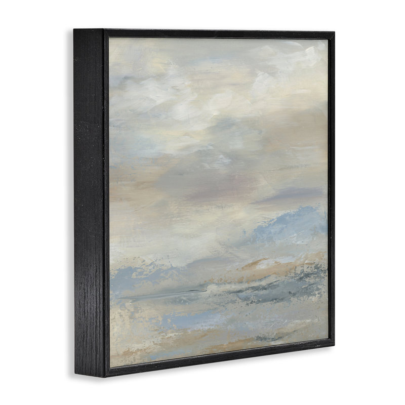 Giclée encadrée de simples touches de couleur, design par Kristen Dalpiaz, H 12 po x l 12 po, Giclée encadrée noir minuit