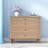 4-Drawer Chest with Solid Wood Foot-668096176