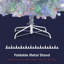 Ensemble de sapins de Noël artificiels argentés pré-illuminés à charnières, de 2,25 m, 1,80 m et 1,20 m, sapin de Noël en épicéa avec 2400 extrémités de branches, 850 lumières DEL, 11 modes d'éclairage, décoration de Noël pour la maison, le bureau et l'école.