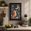 Fox Under Moonlight Boho - Wrapped Canvas-1649288001-1649288002