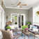 132 cm Modern Ceiling Fan with Led Light and Remote Control