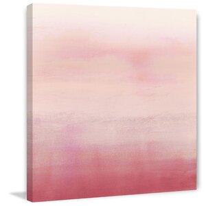 Ebern Designs Apricot Ombre II On Canvas Painting | Wayfair