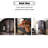 Black Solid Wood Display Cases-120881640