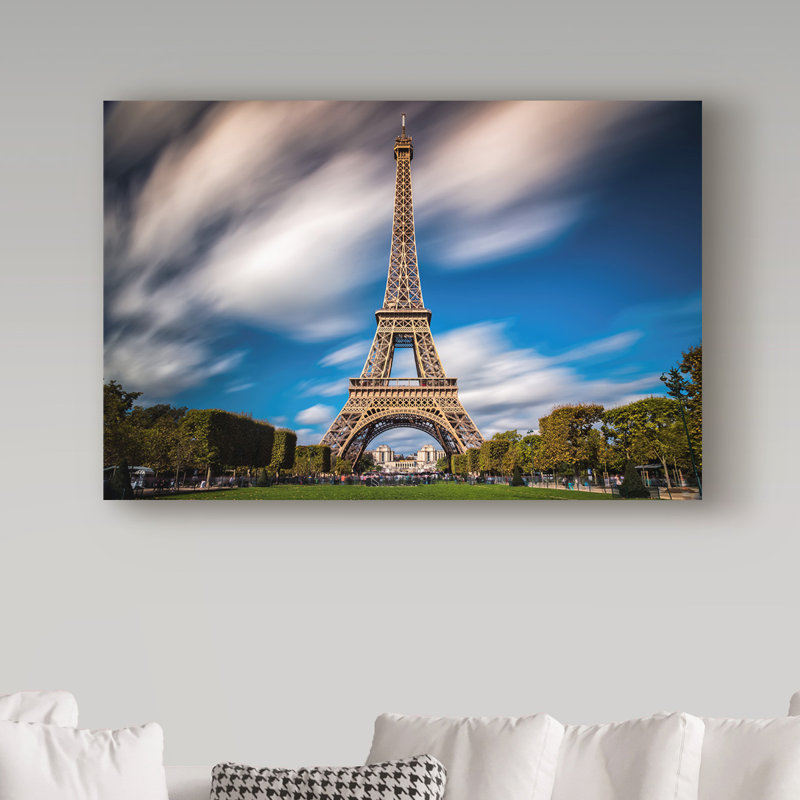 Dyara «Eiffel 5», reproduction de photo sur toile tendue, H 12 po x l 19 po x P 2 po