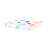 Jewel White Acrylic Square Decorative Tray-136071808