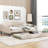 Upholstered Tufted Daybed With Trundle