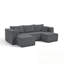 Canapé modulaire compact avec coussin moelleux-570248982