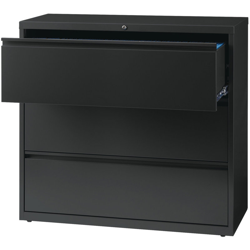 Fortress 42'' Wide 3 -Drawer Steel File Cabinet