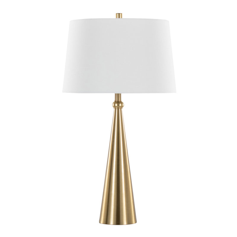 Ensemble de 2 lampes de table en métal, 16 po x 16 po x 29,75 po, or