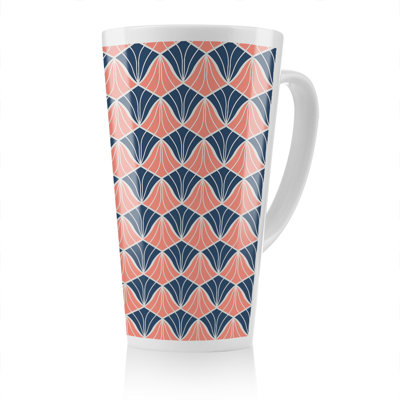 Geometric Shells Latte Mug