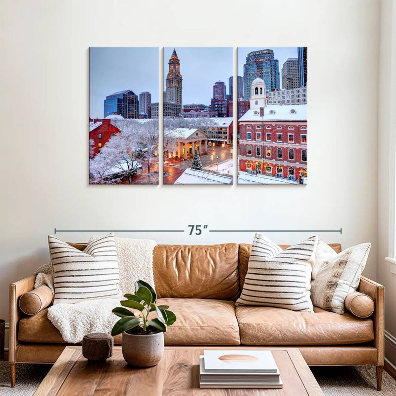 Nicci Boston Wintertime, 36" H x 57" W