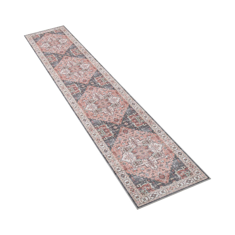 Rectangle 60 cm x 300 cm Vintage Look Area Rug