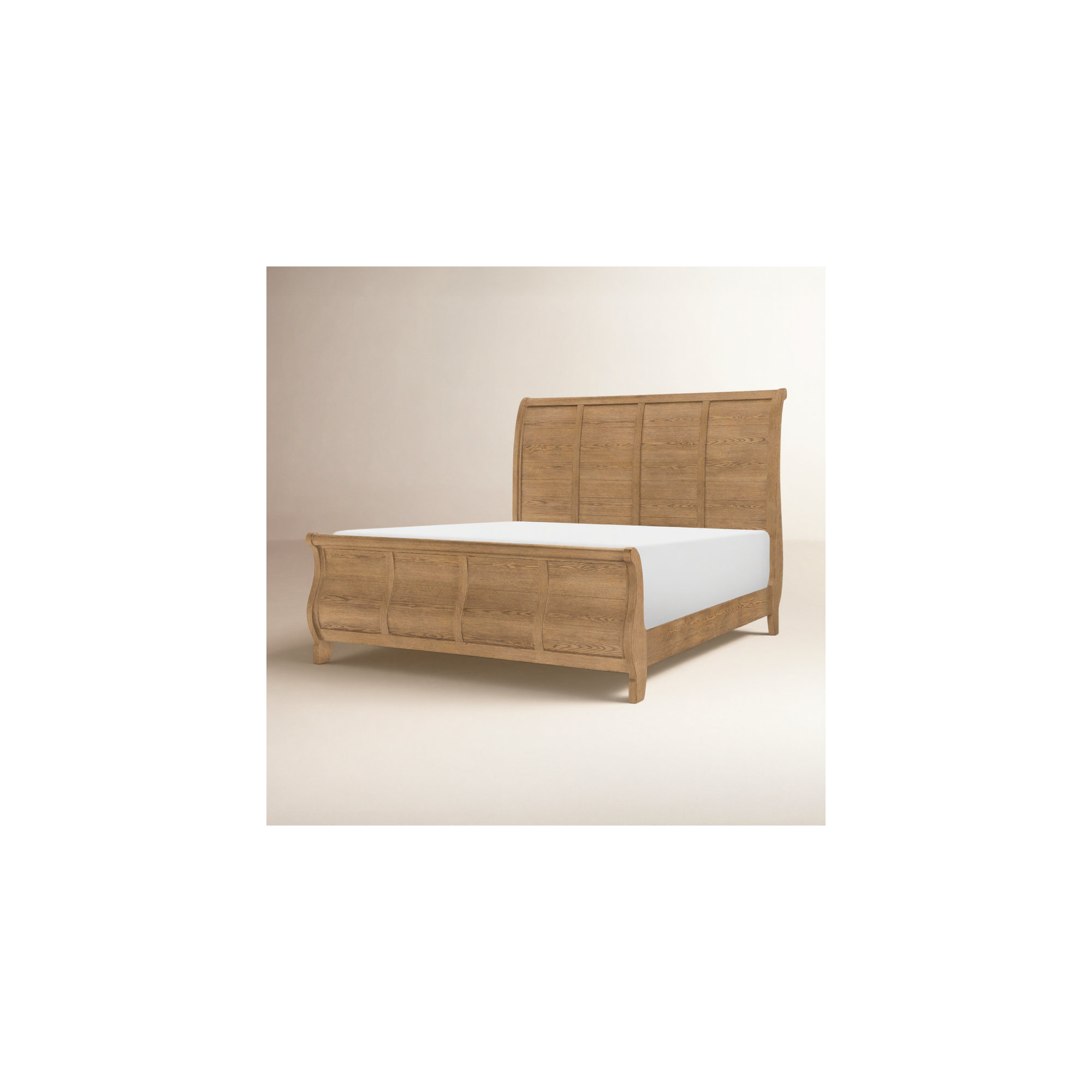 Country Living Sleigh Bed, Queen, Brown