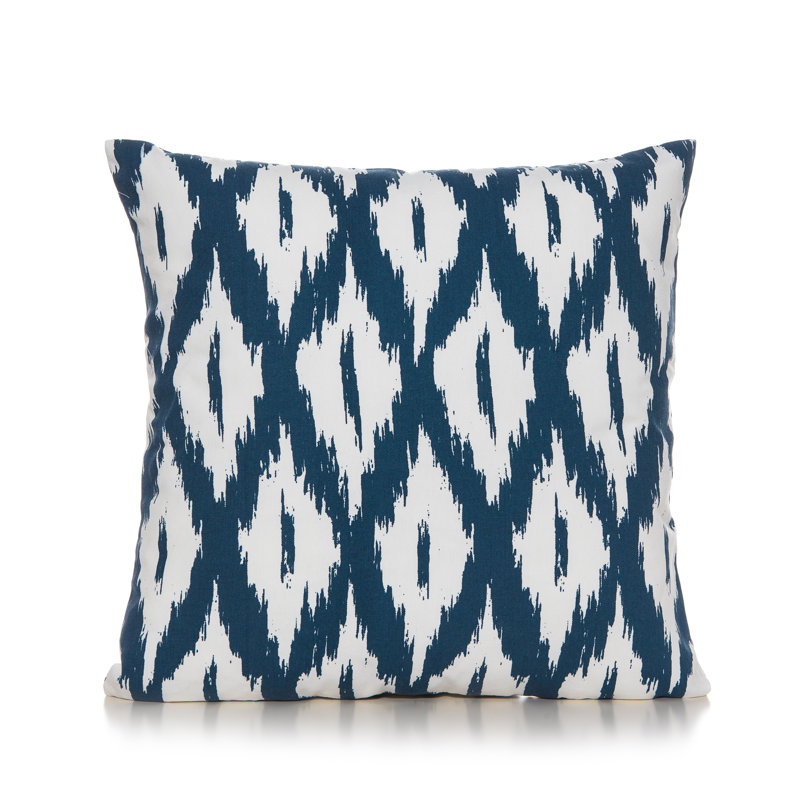 Coussin décoratif Ikat, Indigo