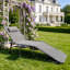 Chaise de bronzage pliante, chaise longue d'extérieur, chaise longue de patio confortable