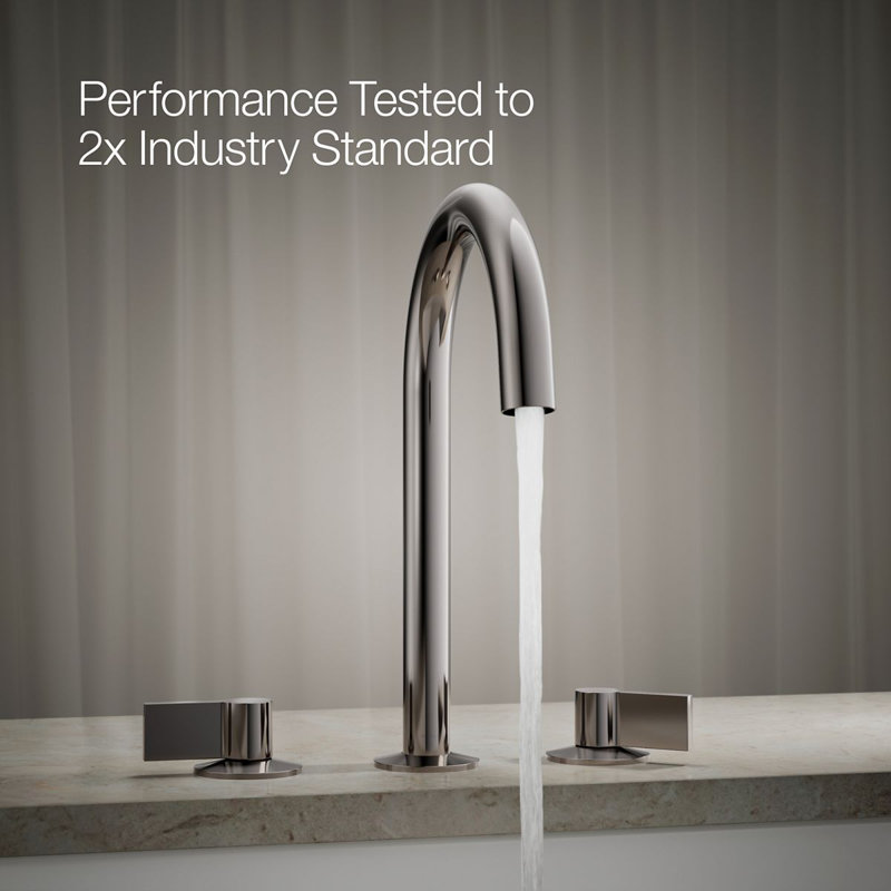 Components Deck-Mount Bath Spout With Tube Design, Vibrant Titanium