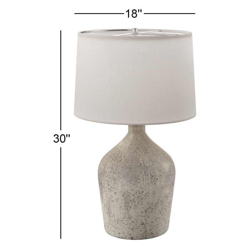 Lampe de table taupe 30,25 po Thyme