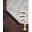 Tapis bleu / gris / beige en laine noué à la main Isidore-1249825730