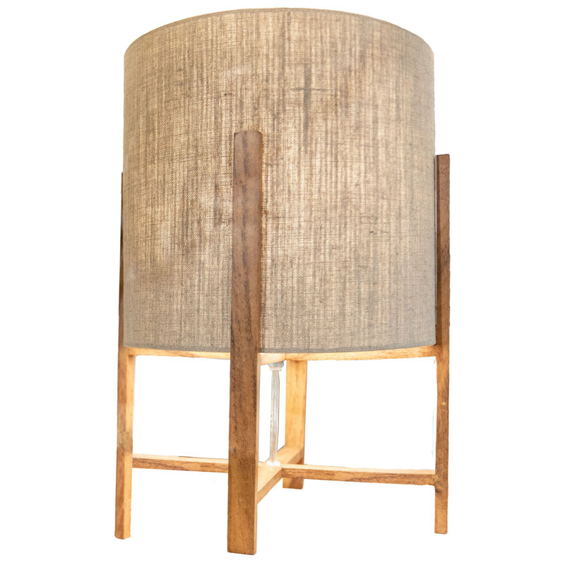 Lampe de table en bois