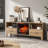 23 Inch Infrared  Heating Electric Fireplace Insert, With Log Set & Realistic Flame, Remote Control With Timer, Overheating Protection
