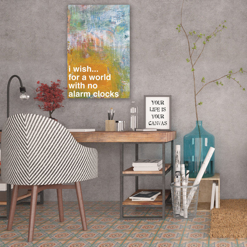 Alarm Clock by Kent Youngstrom - Wrapped Canvas Print, 46cm H x 30cm W x 4cm D