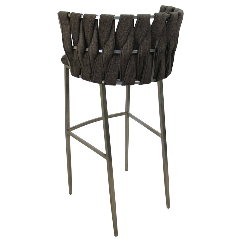 Tabouret de bar 26 po Longino Barcelona, Brun Sanora