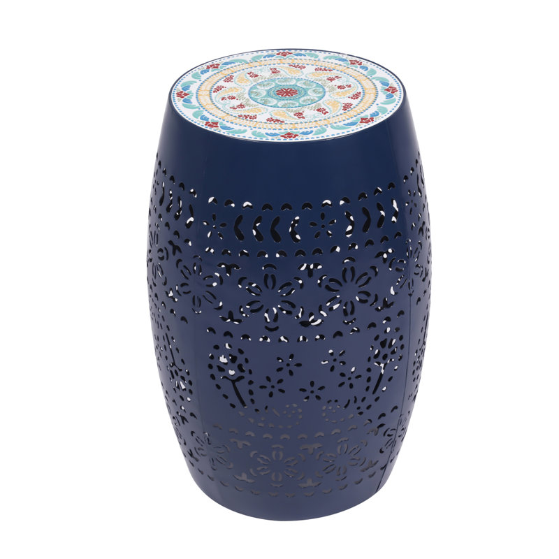 LILAC 12" SIDE TABLE, Dark Blue