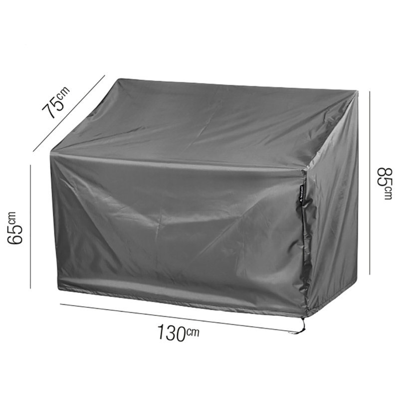 Outdoor Patio Bench Cover, 85cm H x 130cm W x 75cm D