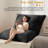 3-in-1 Compression Corduroy Giant Bean Bag Chair Convertible Floor Pillow Machine Washable Cover Bean Bag Sofa-1610760318