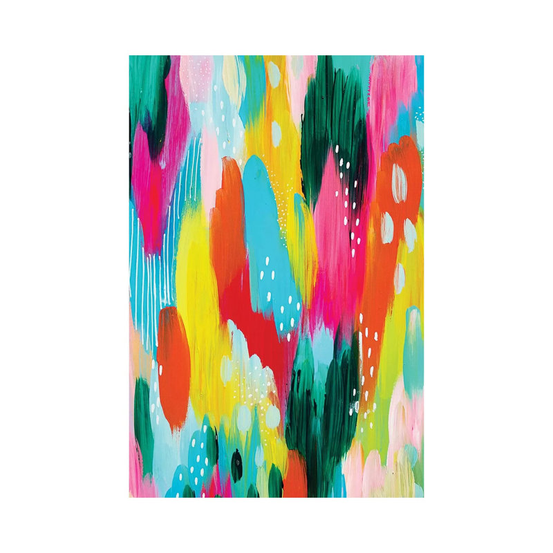 No. 64 par Ettavee - reproduction d'art sur toile tendue, H 18 po x l 12 po x 1,5 po