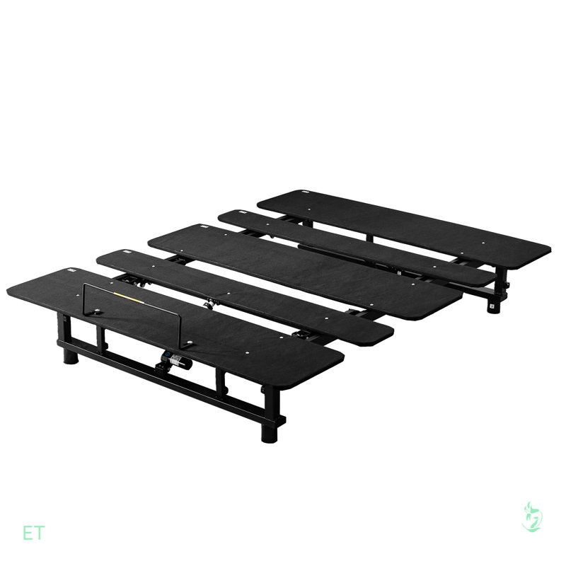 Base de lit ajustable Base de lit grand avec tête et pied incliné Télécommande sans fil à gravité zéro, Grand lit