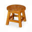 Marchepied en bois sculpté, papillons-1722230441