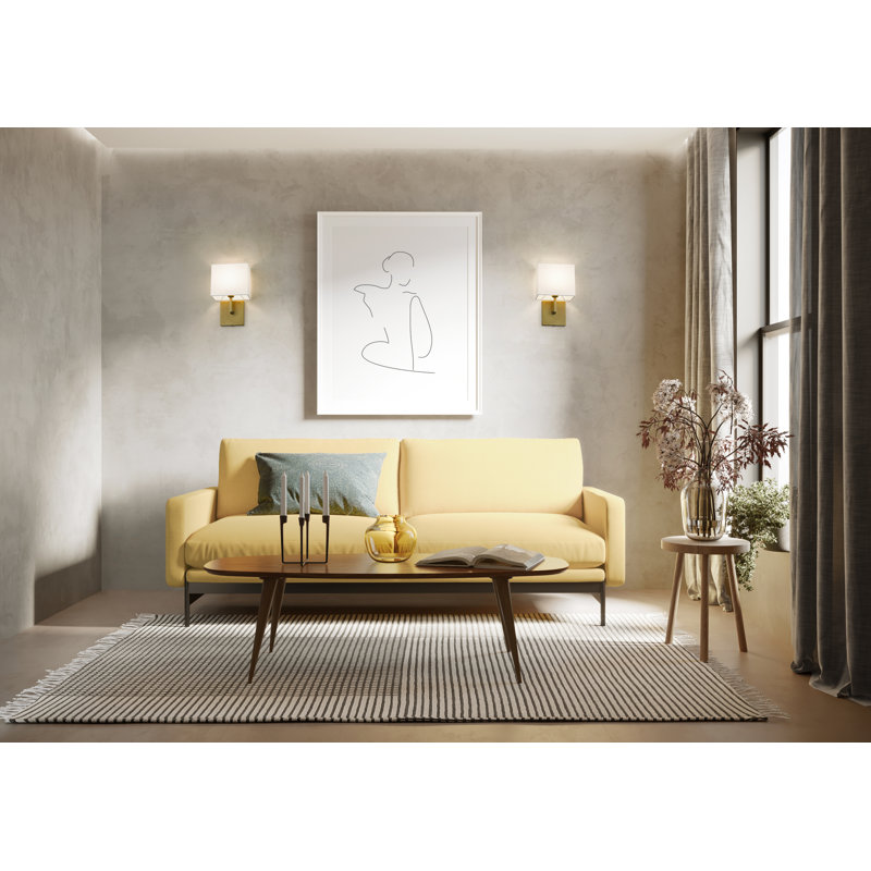 Juliana Armed Sconce, Rubbed Brass
