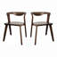 Chaises d'appoint en bois massif Rozella