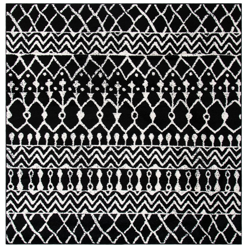 Cobos Performance Geometric Rug, Square 5'