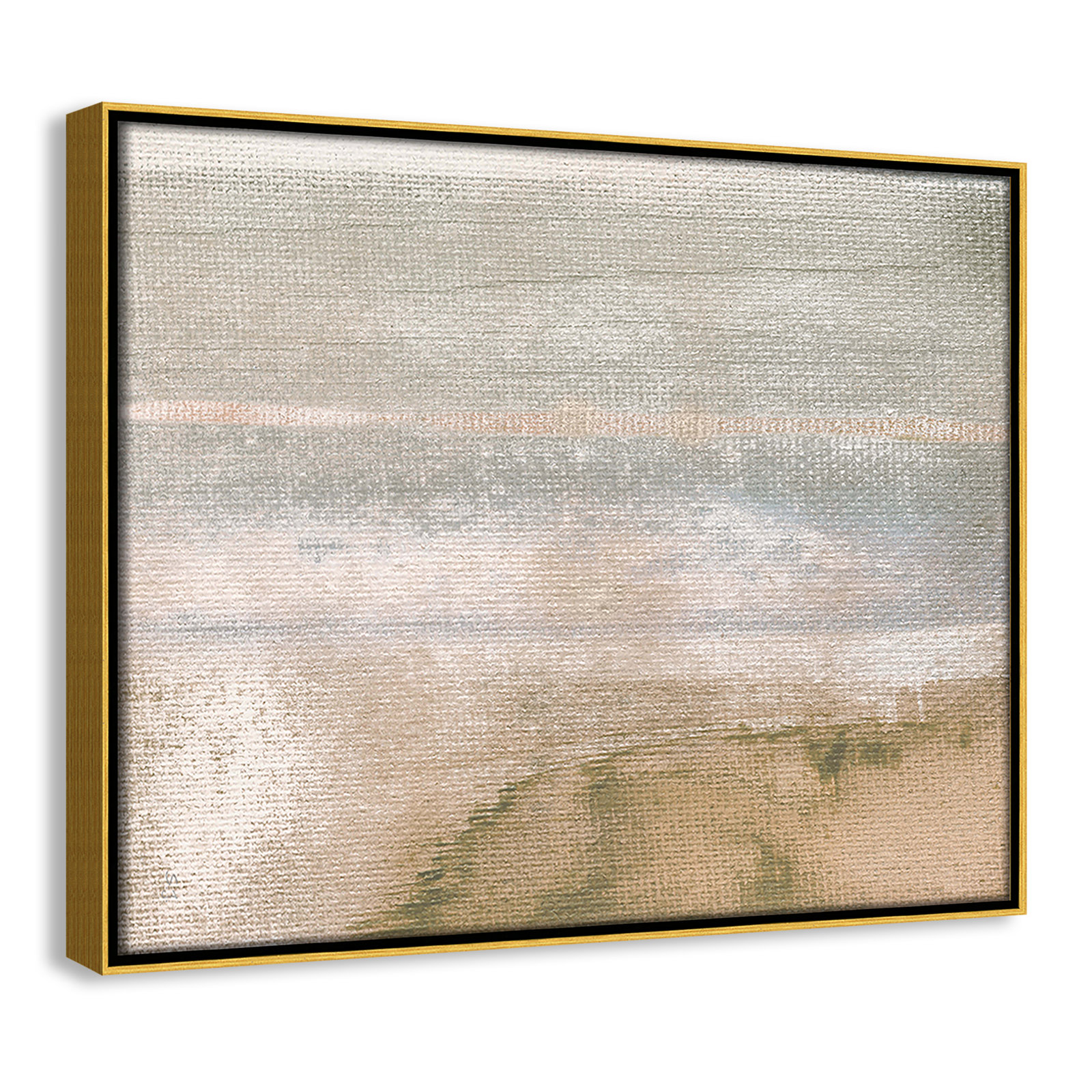 Ardsley "Dusk on Sand Lake II" Print by Susan Jill, 15.5" W x 12.5" H, Gold