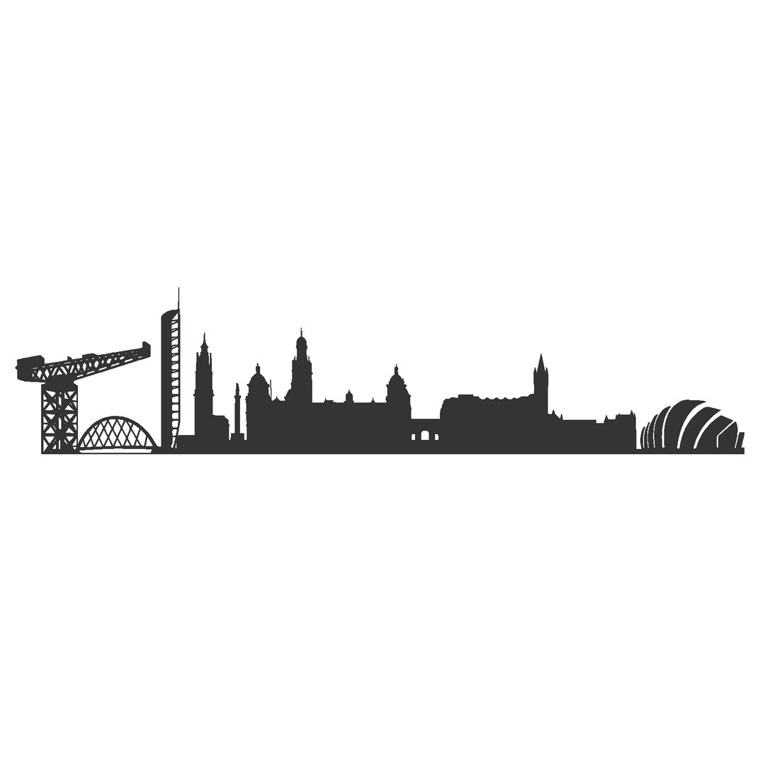 Glasgow Skyline Wall Sticker