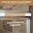 50"-54" W X 72" H Chrome Aluminum Frame Double Sliding Shower Door, 1/4" (6Mm) Clear Tempered Glass With Explosion-Proof Film, Dual Stainless Steel Handles-123210340