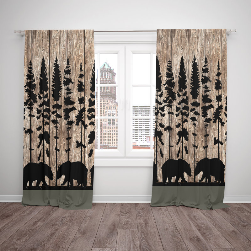Semi Sheer Curtain Pair, 20" W x 61" L